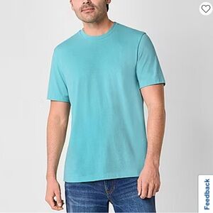 (L) St. John's Bay Super Soft Mens Crew Neck Short Sleeve T-Shirt